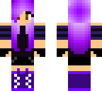 girl in purple