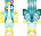 gold and blue fairy