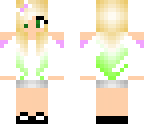 green hair