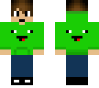green hoodie
