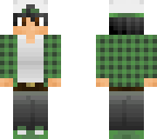 green plaid guy