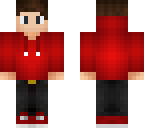 guy in red hoodie
