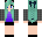 kitty girl with braid