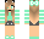 mint kit kat girl