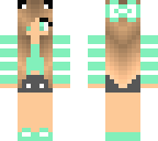 mint kit kat girl
