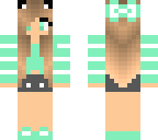 mint kit kat girl