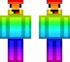 multi head rainbow man 2