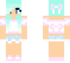 pretty pink mint girl