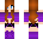 purple girl cute 