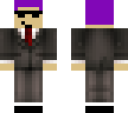 purple hair cool guy