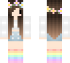 rainbow chibi girl