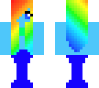 rainbow dash mermaid
