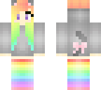 rainbow girl