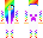 rainbow girl