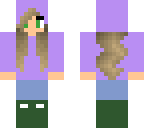 teen girl hooded lavender jacket green boots