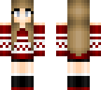 a girl in a sweater