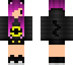 batgirl with pink hair