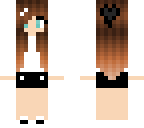 black and white skin