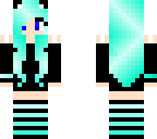 blue cat girl
