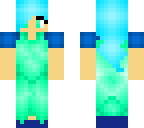 blue girl