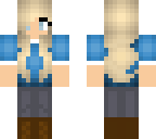 blue girl