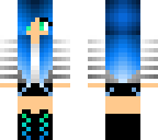 blue hair