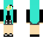 blue haired girl