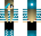blue red girl