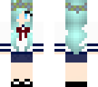 blue school girl