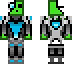 blue slime cyborg