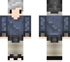 blue sweater chibi