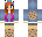 cute cookie monster girl
