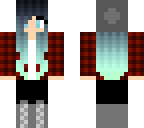 cute flannel girl