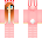 cute girl in cute bunny dress