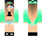 cute mint girl