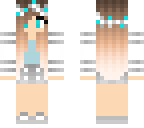 cute turquoise girl