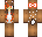 deer onesie w dyed hair