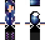 galaxy fox or wolf girl