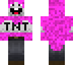 girl exploding tnt pink