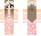 girl in pink dress