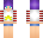 girl with a purple bun hair