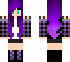 improved purple hair girl