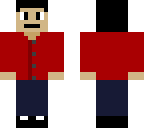 normal guy in red jacket