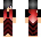 ombrea emo girl with head set