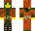 orange and green duck mage