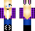 plaid bunny girl