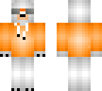 polar bear orange hoodie
