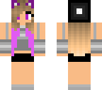 purple and gray wolf gurl