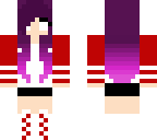 purple hair canadian look