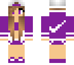 purple nike girl